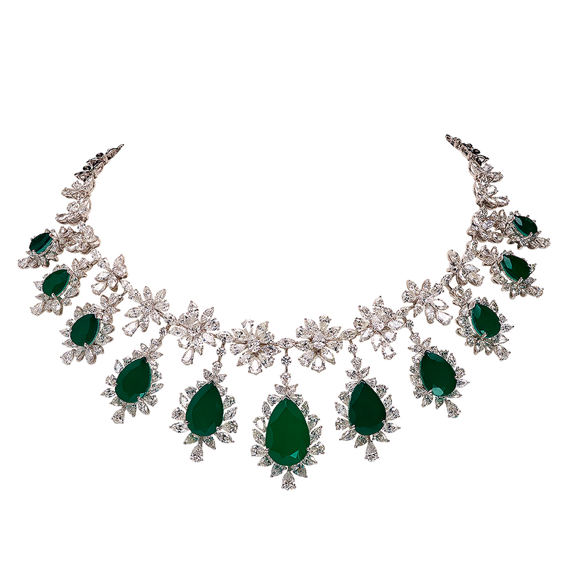Emerald Drop Necklace