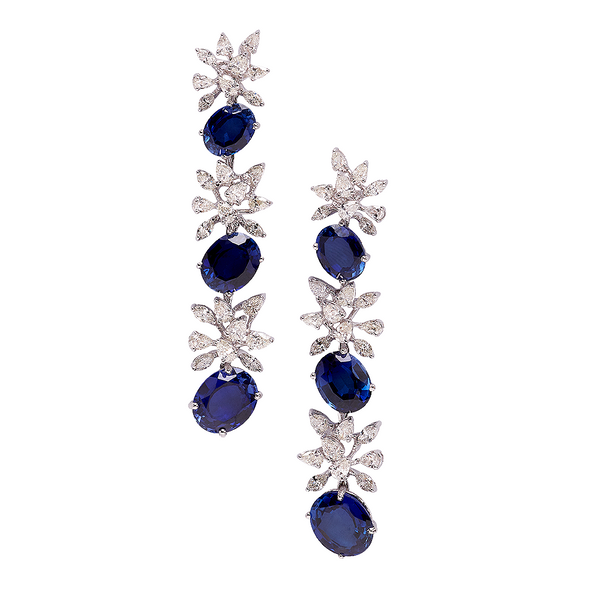 Splendid Sapphire Earrings